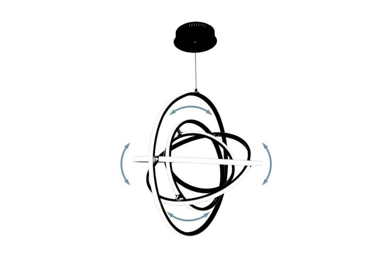 Takpendel Eglo Retornio Svart/Vit 58 cm - 58 cm - Belysning - Lampor & belysning inomhus - Fönsterlampa