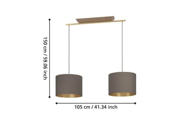 Takpendel Eglo Santandria Cappuccino med 2 Lampor - Belysning - Lampor & belysning inomhus - Fönsterlampa
