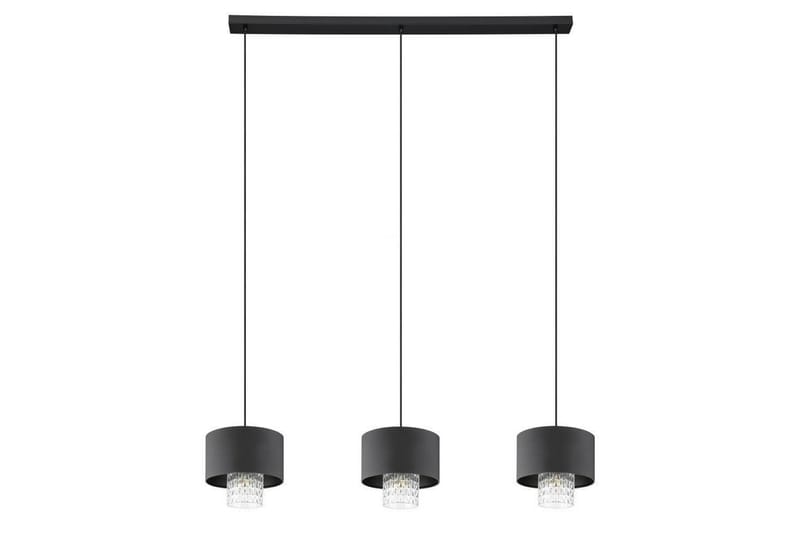 Takpendel Eglo Sapuara Svart Kristall med 3 Lampor - Belysning - Lampor & belysning inomhus - Fönsterlampa