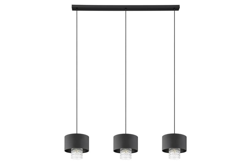Takpendel Eglo Sapuara Svart Kristall med 3 Lampor - Belysning - Lampor & belysning inomhus - Fönsterlampa