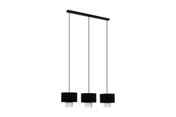 Takpendel Eglo Sapuara Svart Kristall med 3 Lampor - Belysning - Lampor & belysning inomhus - Fönsterlampa