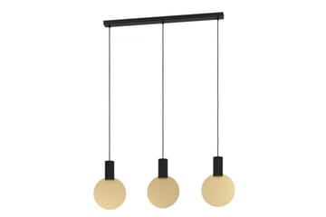 Takpendel Eglo Sarona med 3 Lampor - Svart/Guld - Belysning - Lampor & belysning inomhus - Fönsterlampa