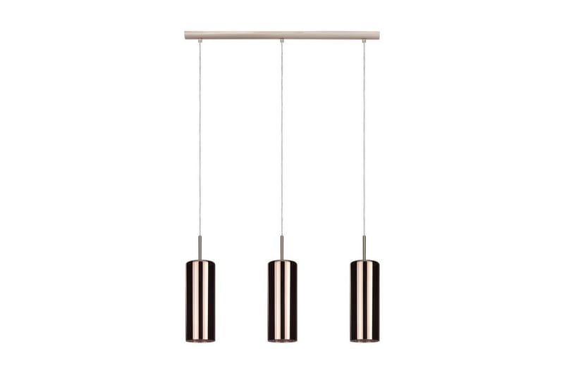 Takpendel Eglo Selvino med 3 Lampor Nickel-Matt Kopparfärgad, Koppar