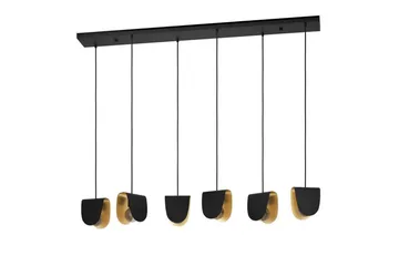 Takpendel Eglo Serenara Svart/Guld med 6 Lampor - Belysning - Lampor & belysning inomhus - Fönsterlampa