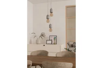 Takpendel Eglo Silvares med 3 Lampor - Grå - Belysning - Lampor & belysning inomhus - Fönsterlampa