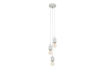 Takpendel Eglo Silvares med 3 Lampor - Grå - Belysning - Lampor & belysning inomhus - Fönsterlampa