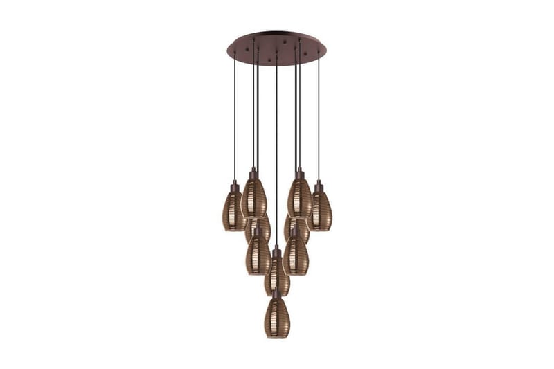 Takpendel Eglo Siracusa Brun/Koppar med 10 Lampor - Belysning - Lampor & belysning inomhus - Fönsterlampa