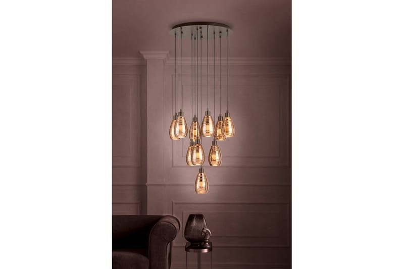 Takpendel Eglo Siracusa Brun/Koppar med 10 Lampor - Belysning - Lampor & belysning inomhus - Fönsterlampa