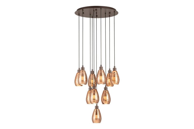 Takpendel Eglo Siracusa Brun/Koppar med 10 Lampor - Belysning - Lampor & belysning inomhus - Fönsterlampa