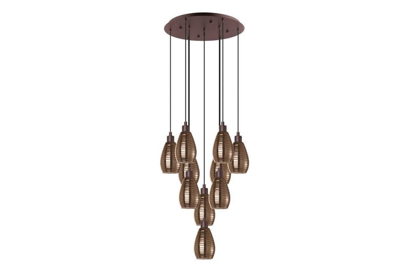 Takpendel Eglo Siracusa Brun/Koppar med 10 Lampor - Belysning - Lampor & belysning inomhus - Fönsterlampa