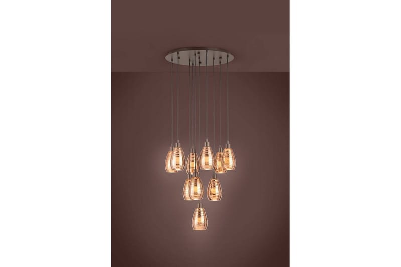 Takpendel Eglo Siracusa Brun/Koppar med 10 Lampor - Belysning - Lampor & belysning inomhus - Fönsterlampa