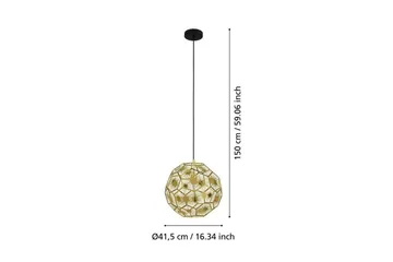 Takpendel Eglo Skoura Rund Mässing 41 cm - 41 cm - Belysning - Lampor & belysning inomhus - Fönsterlampa