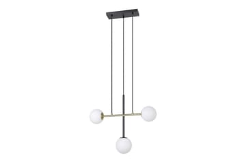 Takpendel Eglo Paz Opalvit/Svart Mässing med 3 Lampor - Belysning - Lampor & belysning inomhus - Fönsterlampa