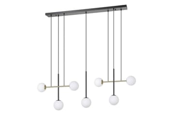 Takpendel Eglo Paz Opalvit/Svart Mässing med 7 Lampor - Belysning - Lampor & belysning inomhus - Fönsterlampa