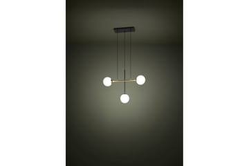 Takpendel Eglo Paz Opalvit/Svart Mässing med 3 Lampor - Belysning - Lampor & belysning inomhus - Fönsterlampa