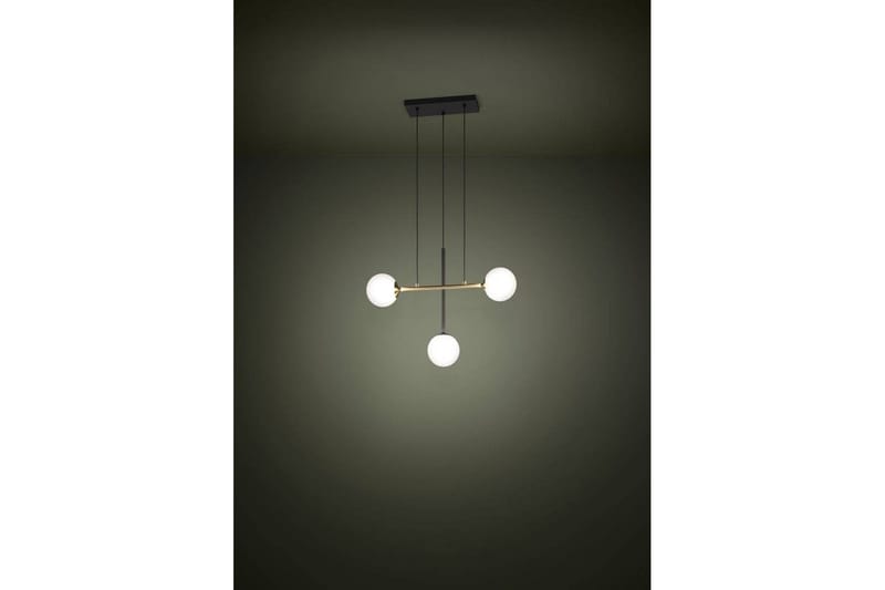 Takpendel Eglo Paz Opalvit/Svart Mässing med 3 Lampor - Belysning - Lampor & belysning inomhus - Fönsterlampa
