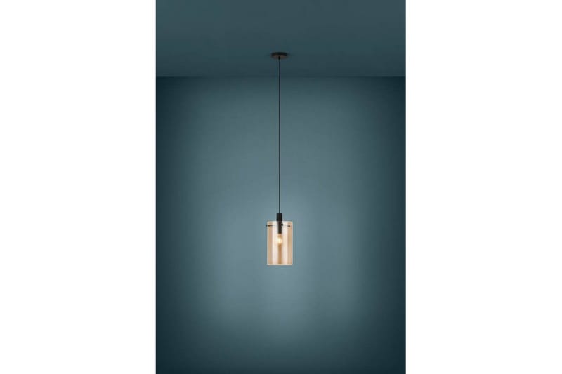 Takpendel Eglo Polverara Svart/Amber 1 Lampa - 1 Lampa - Belysning - Lampor & belysning inomhus - Fönsterlampa