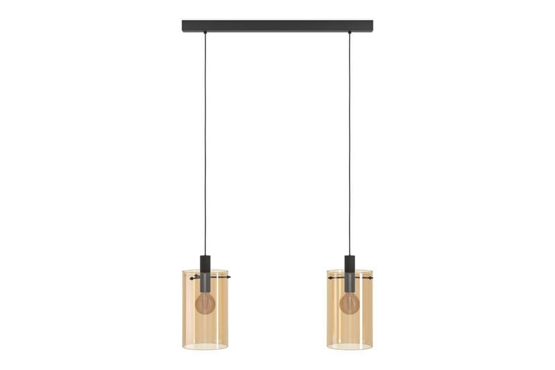 Takpendel Eglo Polverara Svart/Amber 2 Lampor - 2 Lampor - Belysning - Lampor & belysning inomhus - Fönsterlampa