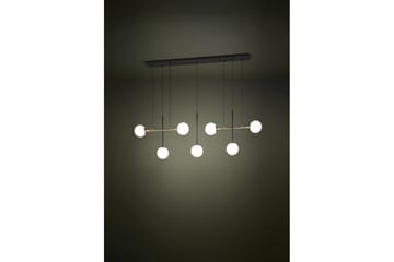 Takpendel Eglo Paz Opalvit/Svart Mässing med 7 Lampor - Belysning - Lampor & belysning inomhus - Fönsterlampa