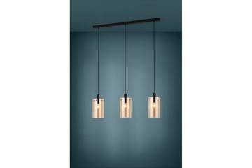 Takpendel Eglo Polverara Svart/Amber 3 Lampor - 3 Lampor - Belysning - Lampor & belysning inomhus - Fönsterlampa