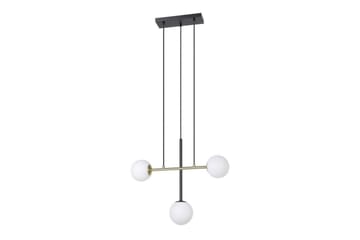 Takpendel Eglo Paz Opalvit/Svart Mässing med 3 Lampor - Belysning - Lampor & belysning inomhus - Fönsterlampa