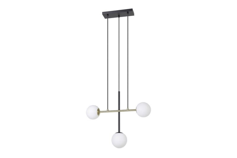 Takpendel Eglo Paz Opalvit/Svart Mässing med 3 Lampor - Belysning - Lampor & belysning inomhus - Fönsterlampa