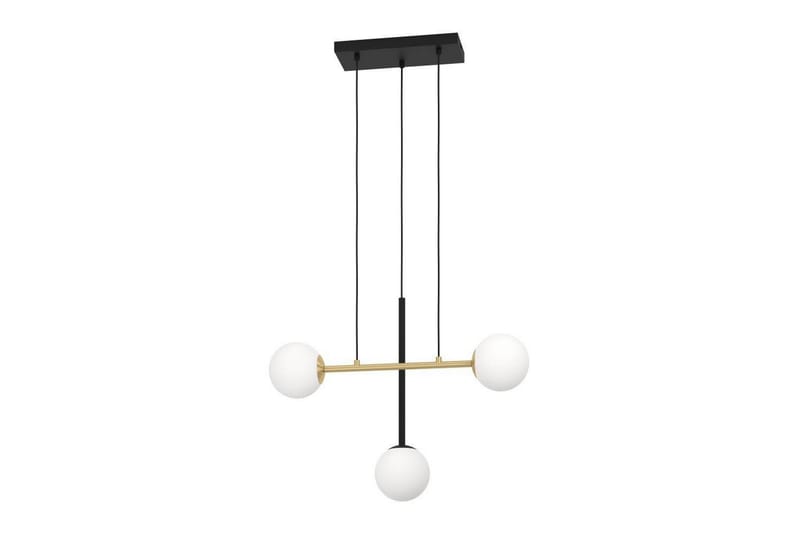 Takpendel Eglo Paz Opalvit/Svart Mässing med 3 Lampor - Belysning - Lampor & belysning inomhus - Fönsterlampa