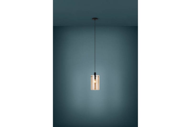 Takpendel Eglo Polverara Svart/Amber 1 Lampa - 1 Lampa - Belysning - Lampor & belysning inomhus - Fönsterlampa
