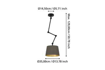 Takpendel Eglo Pistunio Cappuccino/Mässing/Svart - Cappuccino/Mässing/Svart - Belysning - Lampor & belysning inomhus - Fönsterlampa