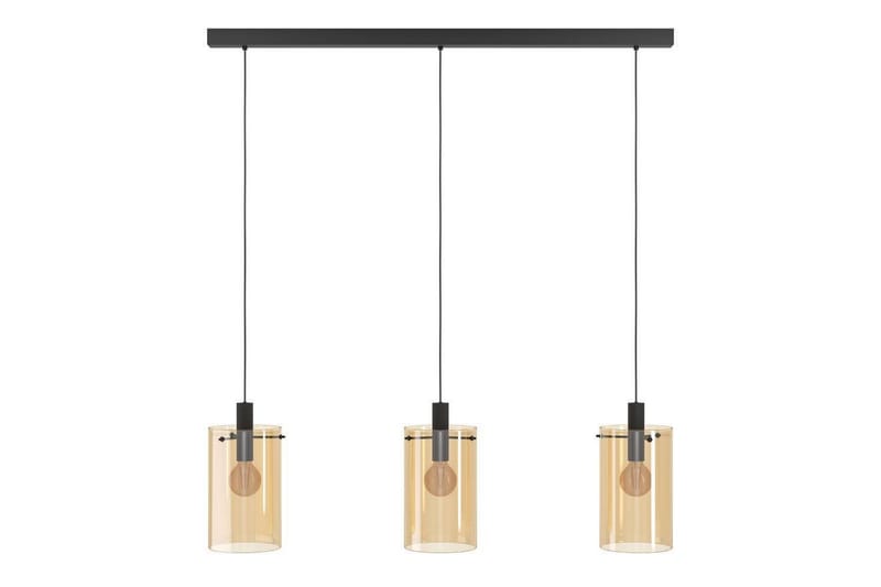 Takpendel Eglo Polverara Svart/Amber 3 Lampor - 3 Lampor - Belysning - Lampor & belysning inomhus - Fönsterlampa