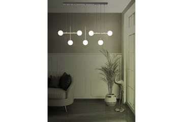 Takpendel Eglo Paz Opalvit/Svart Mässing med 7 Lampor - Belysning - Lampor & belysning inomhus - Fönsterlampa