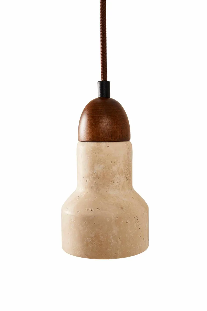 Talvenn Pendellampa - Beige Och Valnöt - Belysning - Lampor & belysning inomhus - Fönsterlampa