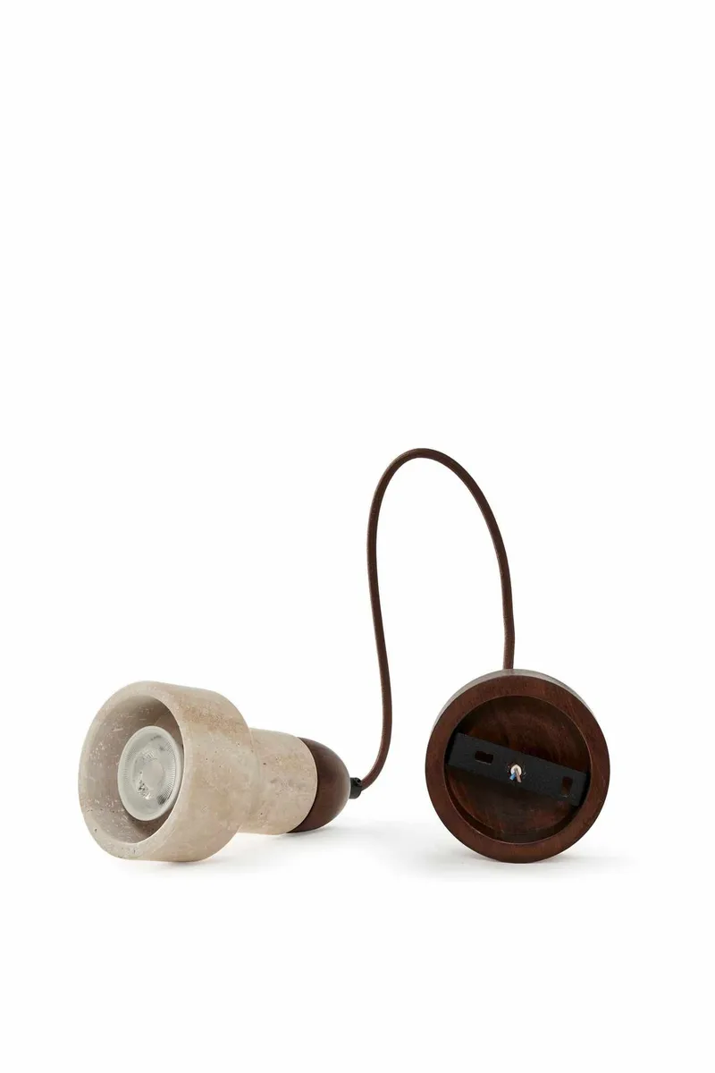 Talvenn Pendellampa - Beige Och Valnöt - Belysning - Lampor & belysning inomhus - Fönsterlampa