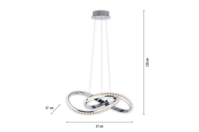 Tanyes Paul Neuhaus Taklampa - Chrome - Belysning - Lampor & belysning inomhus - Fönsterlampa
