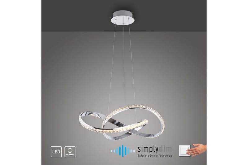 Tanyes Paul Neuhaus Taklampa - Chrome - Belysning - Lampor & belysning inomhus - Fönsterlampa