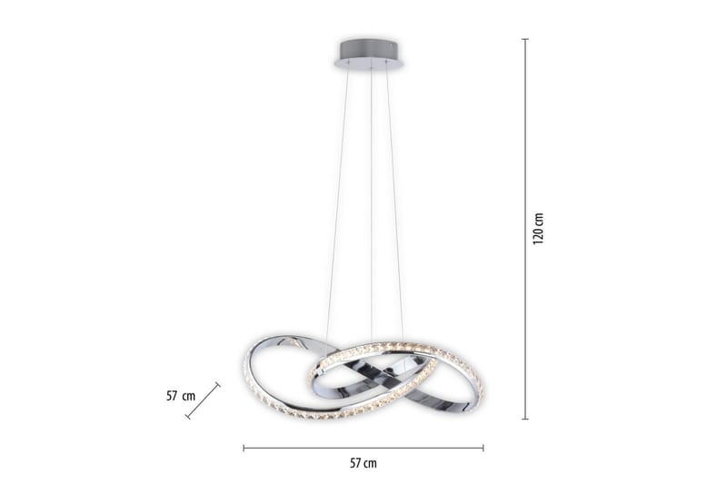 Tanyes Paul Neuhaus Taklampa - Chrome - Belysning - Lampor & belysning inomhus - Fönsterlampa