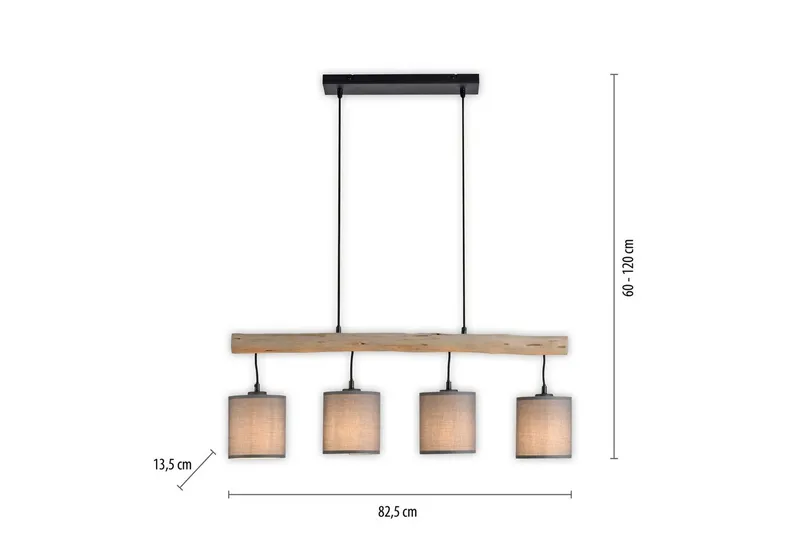 Tribu Just Light Taklampa - Taupe - Belysning - Lampor & belysning inomhus - Fönsterlampa