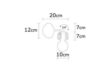 Vägglampa Griffin Inramad Svart - Svart - Belysning - Lampor & belysning inomhus - Fönsterlampa