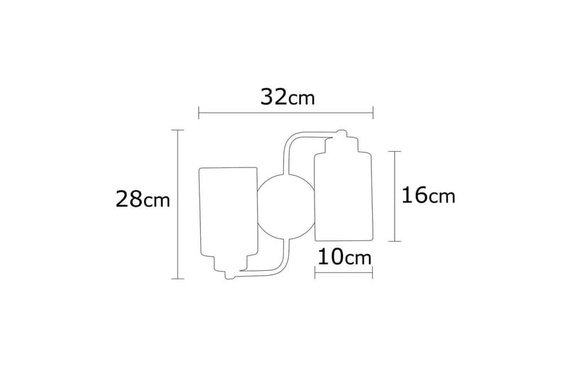Vägglampa Jaska Två Svart - Svart - Belysning - Lampor & belysning inomhus - Fönsterlampa
