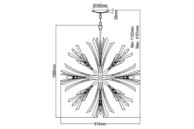 Vida Hinkley Taklampa - GOLD - Belysning - Lampor & belysning inomhus - Fönsterlampa