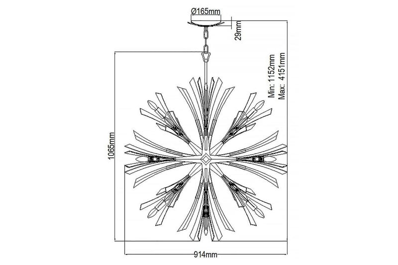 Vida Hinkley Taklampa - GOLD - Belysning - Lampor & belysning inomhus - Fönsterlampa