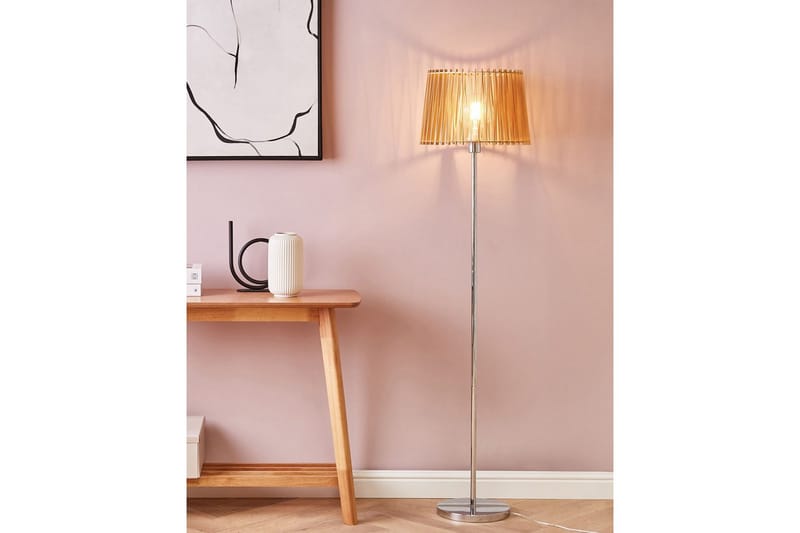 Forgen Golvlampa 153 cm - Silver/Ljus trä - Belysning - Lampor & belysning inomhus - Golvlampa