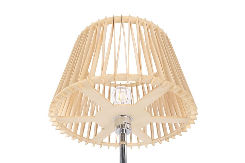 Forgen Golvlampa 153 cm - Silver/Ljus trä - Belysning - Lampor & belysning inomhus - Golvlampa