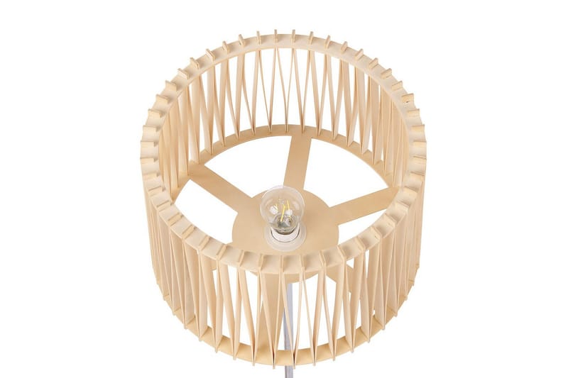 Forgen Golvlampa 153 cm - Silver/Ljus trä - Belysning - Lampor & belysning inomhus - Golvlampa