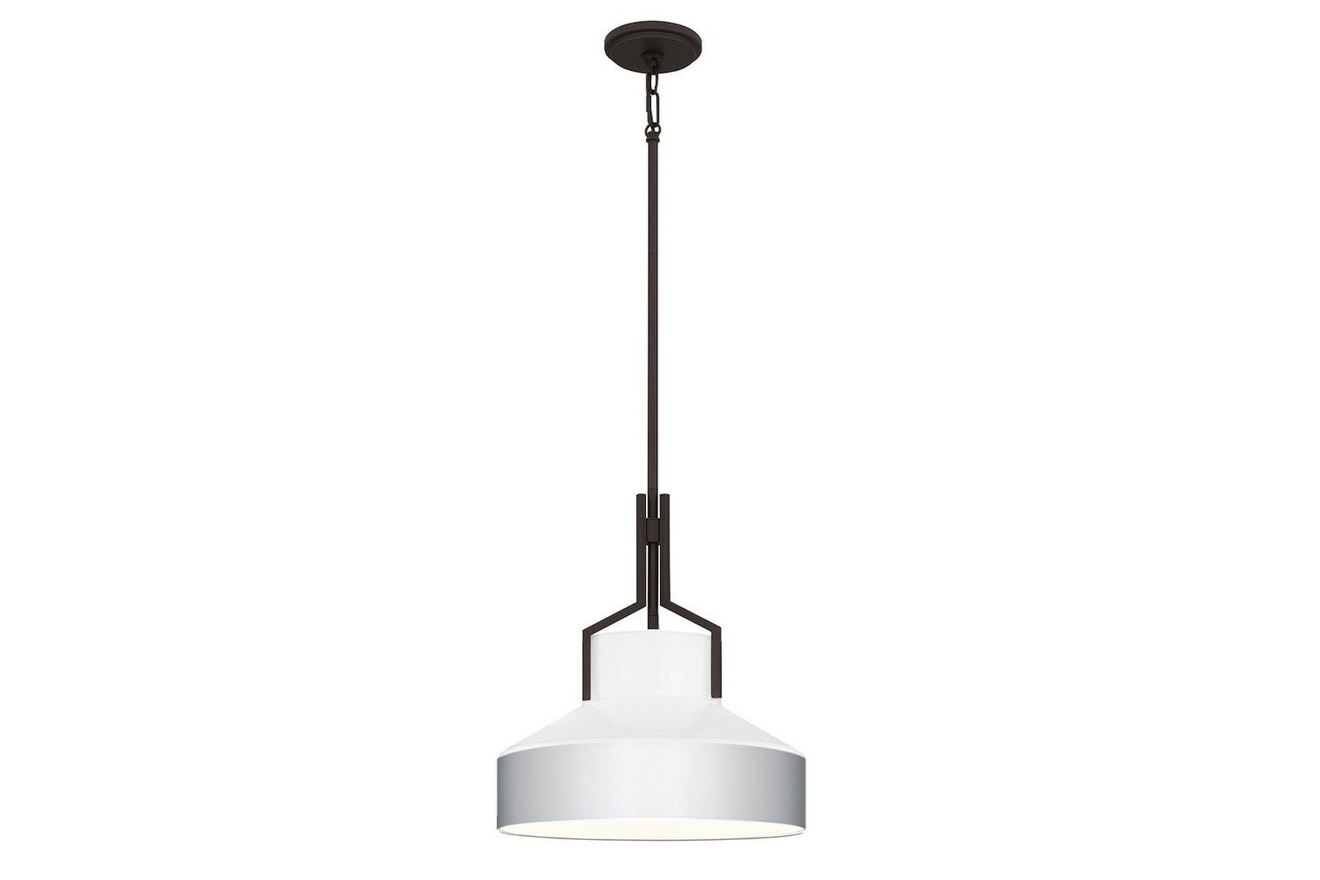 Brecken Quoizel Taklampa - Bronze||White
