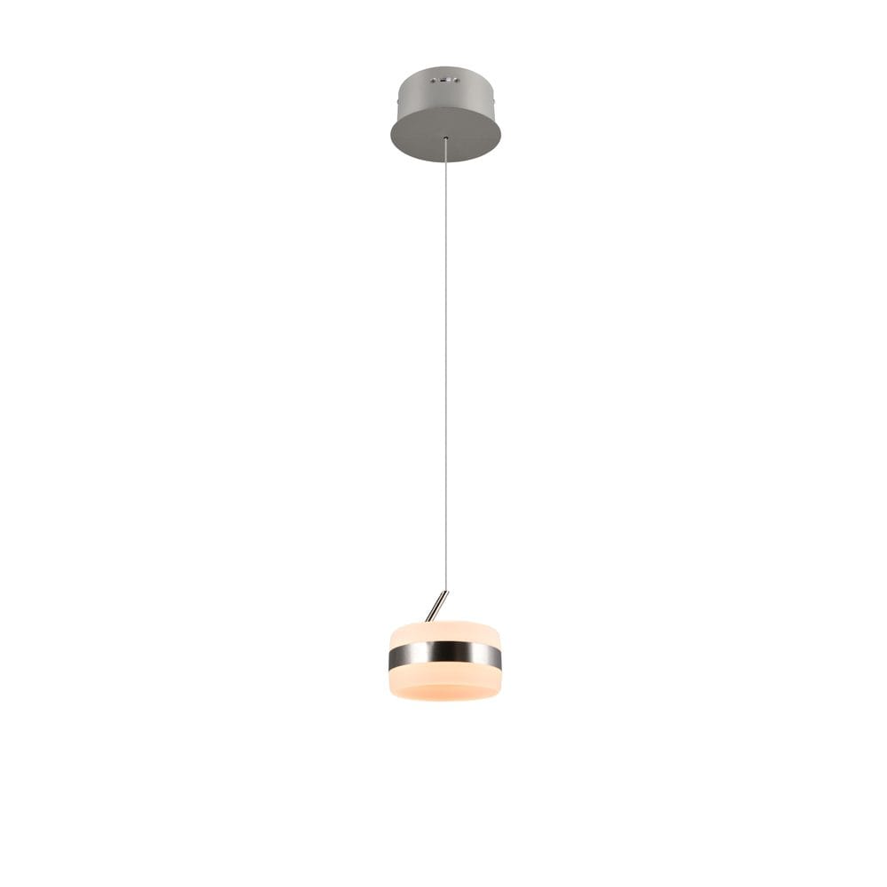 Pendel TRIO Dios - 1 lampa, Borstad Stål