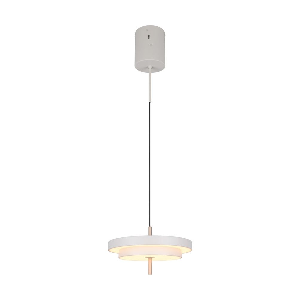 Pendel TRIO Keaton - 1 lampa 40 cm, Varm Grå