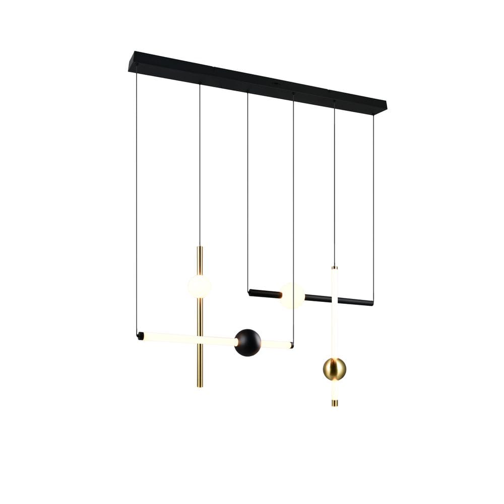 Pendel TRIO Melita - 110 cm, Mattsvart