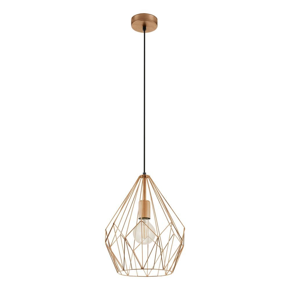 Taklampa Carlton - Koppar