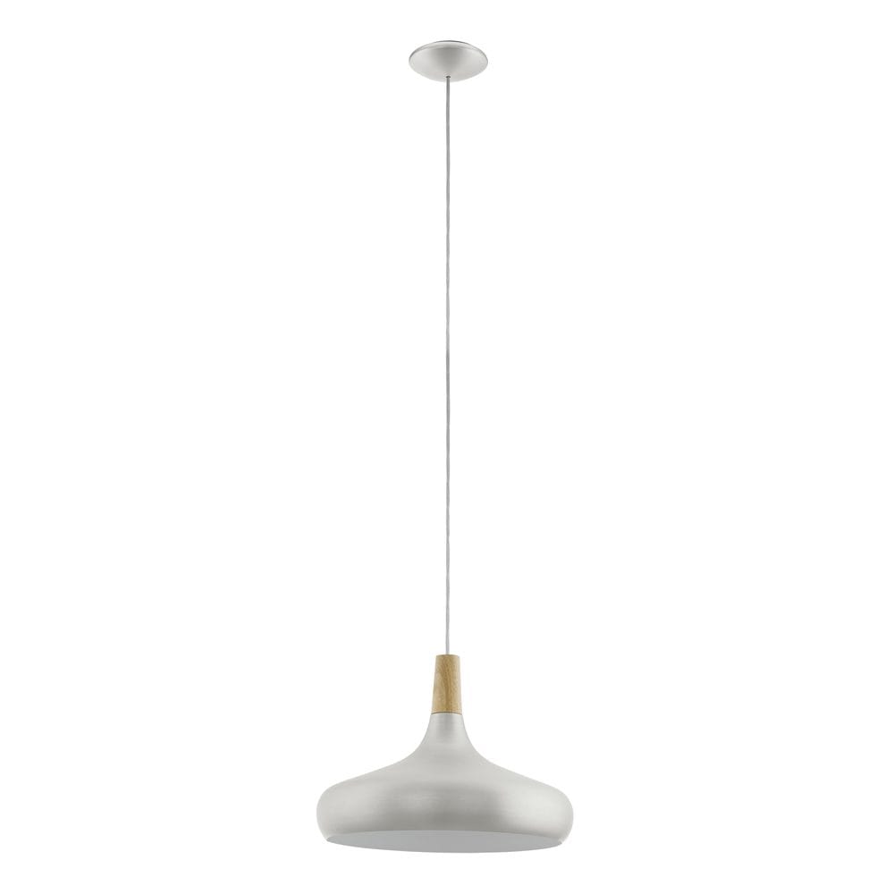 Taklampa Sabinar - Borstade silver/brun, 400 mm